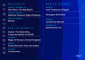 Image post by @DisneyPlus on Twitter