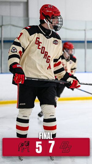 Image post by @UGAHockey on Twitter/X