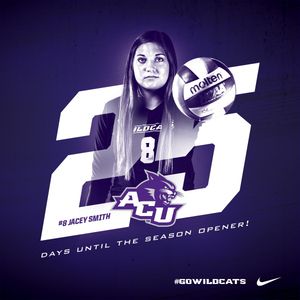 Image post by @ACU_Volleyball on Twitter