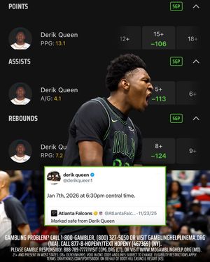 Image post by @DKSportsbook on Twitter