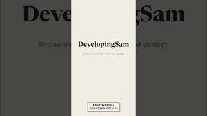 Video post by @developingsam1597 on YouTube