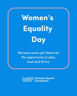 Image post by @womenssportsfoundation on Instagram