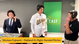 Image post by @Athletics on Facebook