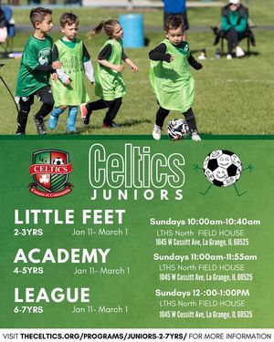 Image post by @TheCelticsSoccerClub on Facebook