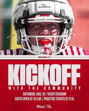 Image post by @miamiohfootball on Instagram