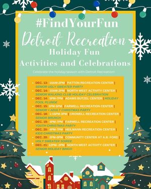 Image post by @DetroitParksRec on Facebook
