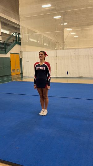 Video post by @dsucheerleading on Facebook