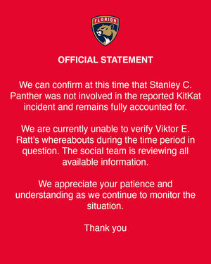 Image post by @FlaPanthers on Twitter