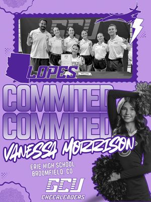 Image post by @gcucheerleaders on Instagram