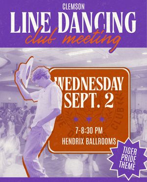 Image post by @clemsonlinedancing on Instagram
