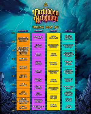 Image post by @forbiddenkingdomfest on Instagram