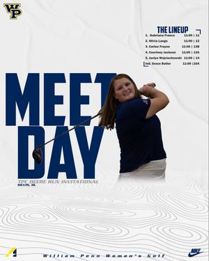 Image post by @WPUWomensGolf on Twitter