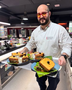 Image post by @chefbezosgourmet on Instagram