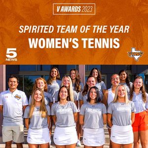 Image post by @UTRGVWmnsTennis on Facebook
