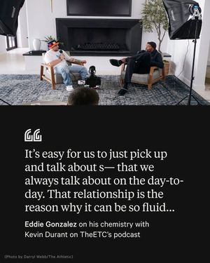 Image post by @TheAthletic on Twitter