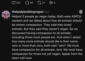 Image post by @thebodybuildingvegan on Instagram