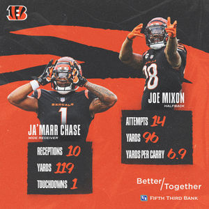 Image post by @Bengals on Twitter/X