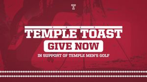 Image post by @TempleMGolf on Facebook