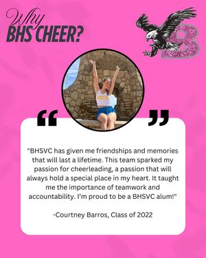 Image post by @bhshawkscheer on Instagram