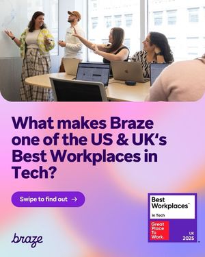 Image post by @braze on Instagram