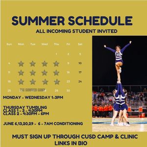 Image post by @cchscolts_cheer on Instagram