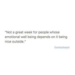 Image post by @overheardnewyork on Instagram