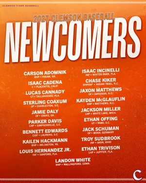 Image post by @clemsonbaseball on Instagram