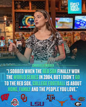 Image post by @peoplessportspodcast on Instagram