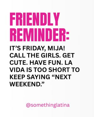 Image post by @somethinglatina on Instagram