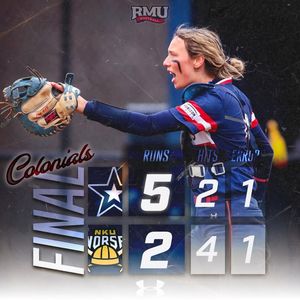 Image post by @RMUAthletics on Facebook