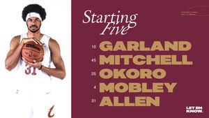 Image post by @cavs on Twitter