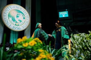 Image post by @usf_pres on Instagram
