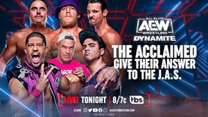 Image post by @AEW on Twitter