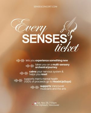 Image post by @Senses Concert on Facebook