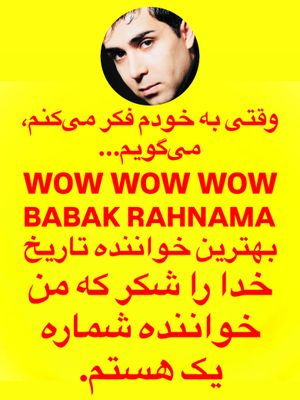 Image post by @babakrahnama1 on Instagram