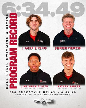 Image post by @ballstateswimanddive on Instagram