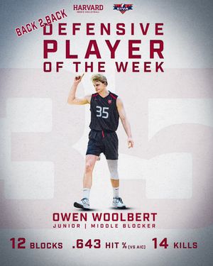 Image post by @harvardmvball on Instagram