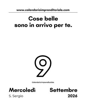 Image post by @calendarioimprenditoriale on Instagram