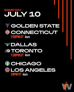 Image post by @wnba on Instagram