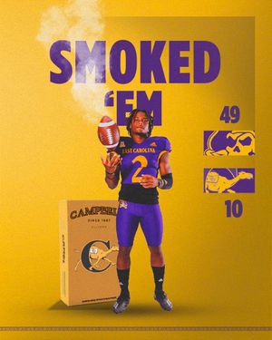 Image post by @ECUAthletics on Twitter