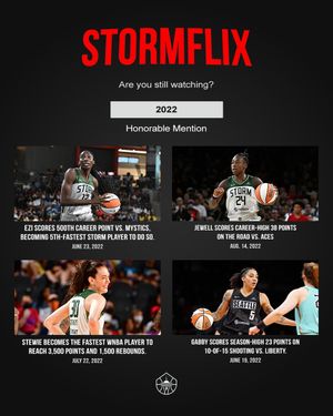 Image post by @seattlestorm on Twitter