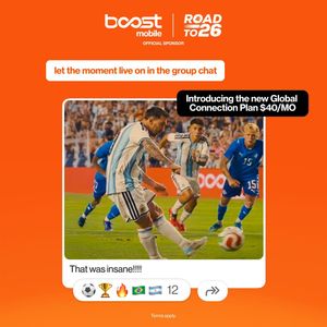 Image post by @boostmobile on Instagram