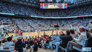 Image post by @UNC_Basketball on Twitter