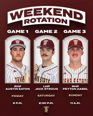 Image post by @TxStateBaseball on Twitter
