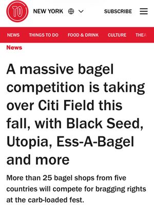 Image post by @bagelfest on Instagram