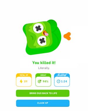Image post by @duolingo on Twitter