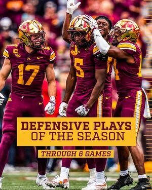 Image post by @gopherfootball on Instagram
