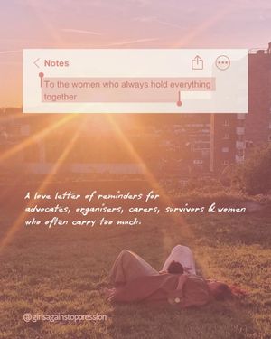 Image post by @girlsagainstoppression on Instagram