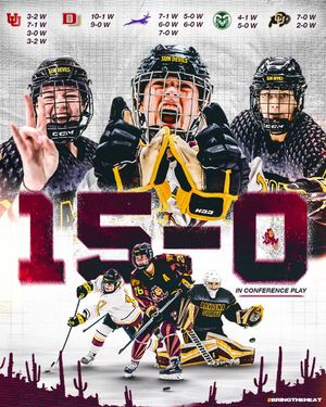 Image post by @WomensHockeyASU on Twitter