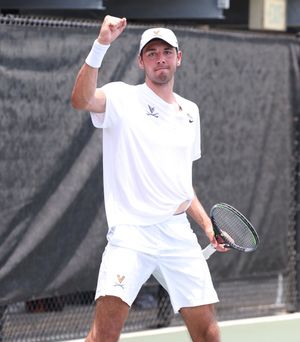 Image post by @UVAMensTennis on Twitter